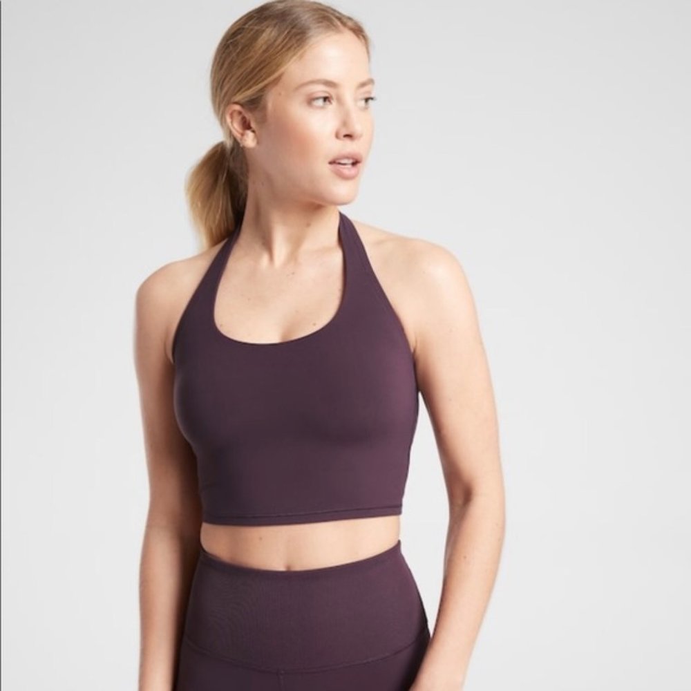 Athleta Halter Crop Powervita - Size Small